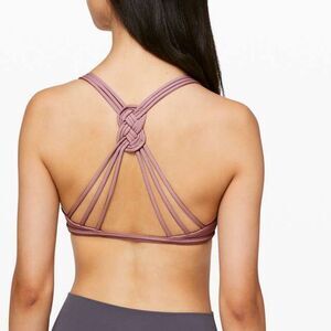 Lululemon love knot sports bra Pink Sz 10